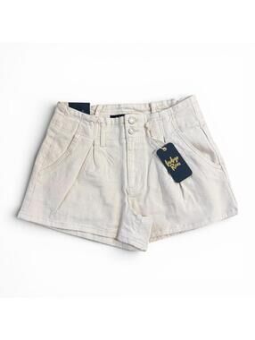 Indigo Rein Los Angeles Cream Shorts
